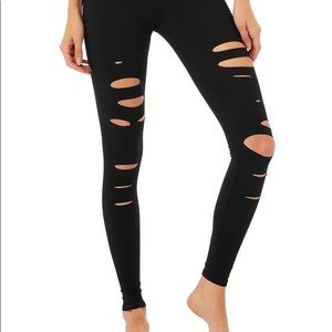 High-Waist Ripped Warrior Legging